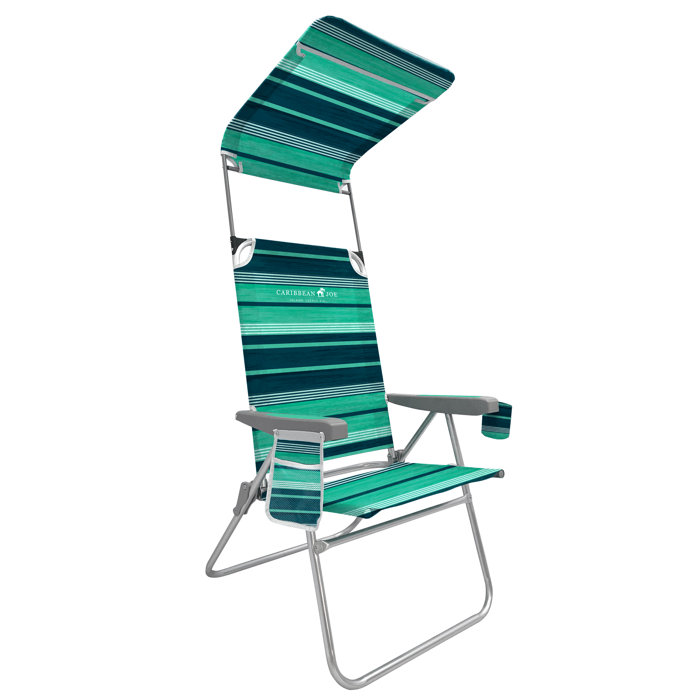 Caribbean Joe Folding Beach Chair & Reviews Wayfair
